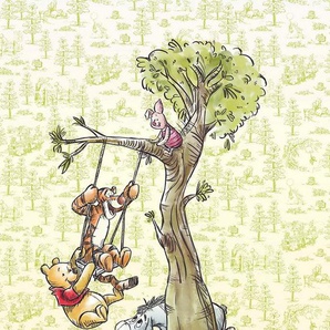 Komar Vliestapete Winnie the Pooh in the wood, 200x280 cm (Breite x Höhe)