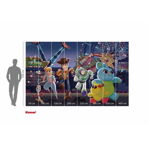 Komar Kindertapete Disney and Pixar Toy Story Team, glatt, bedruckt, (Packung, 1 St)
