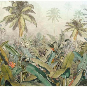 KOMAR Vliestapete Amazonia Tapeten 368x248 cm (Breite x Höhe), inklusive Kleister Gr. B/L: 368 m x 248 m, Rollen: 1 St., blau Vliestapeten