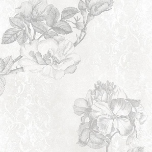 KOMAR Vliestapete Baroque grey Tapeten Gr. B/L: 2 m x 2,5 m, grau Türtapeten Tapeten
