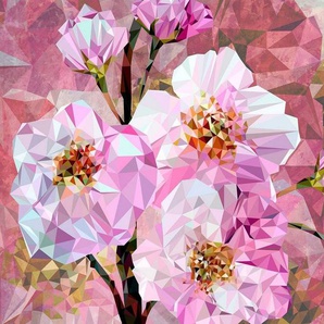 Komar Vliestapete Vlies - Blooming Gems - Größe 368 x 248 cm, glatt, bedruckt, Wohnzimmer, Schlafzimmer