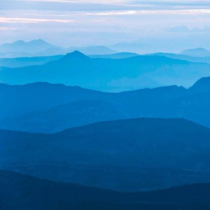 Komar Vliestapete Blue Mountain, (1 St), (Breite x Höhe), Vliestapete, 100 cm Bahnbreite