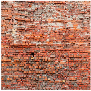Komar Vliestapete Digitaldruck Vlies - Bricklane - Größe 250 x 250 cm, glatt, bedruckt, Wohnzimmer, Schlafzimmer