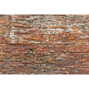 Komar Vliestapete Bricklane, Mehrfarbig, Papier, Steine, 368x248 cm, Made in Germany, FSC Mix, Tapeten Shop, Vliestapeten