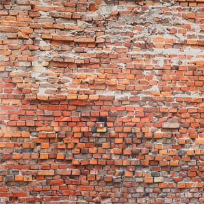KOMAR Vliestapete Bricklane Tapeten 368x248 cm (Breite x Höhe), inklusive Kleister Gr. B/L: 368 m x 248 m, Rollen: 1 St., braun Steintapeten