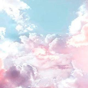 Komar Vliestapete Clouds Panel, glatt, naturalistisch