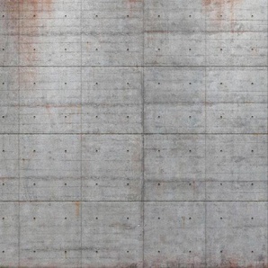 KOMAR Vliestapete Concrete Blocks Tapeten 300x250 cm (Breite x Höhe), Vliestapete, 100 cm Bahnbreite Gr. B/L: 300 m x 250 m, Rollen: 1 St., bunt Steintapeten