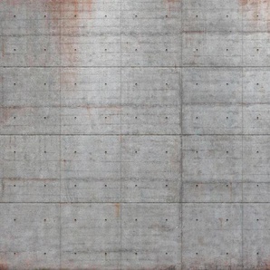 KOMAR Vliestapete Concrete Blocks Tapeten Gr. B/L: 300 m x 250 m, Rollen: 1 St., bunt Steintapeten