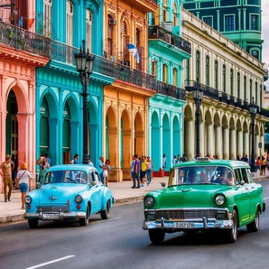 Komar Vliestapete Cuba, glatt, Stadt