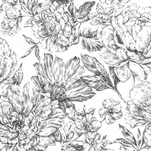 KOMAR Vliestapete Flowerbed Tapeten 300x250 cm (Breite x Höhe) Gr. B/L: 300 m x 250 m, Rollen: 1 St., bunt Blumentapeten