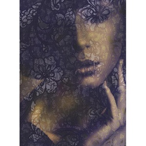 Komar Vliestapete Lace , Braun, Lila , Papier , Personen , 184x248 cm , Made in Germany, FSC MIX , Tapeten Shop, Vliestapeten