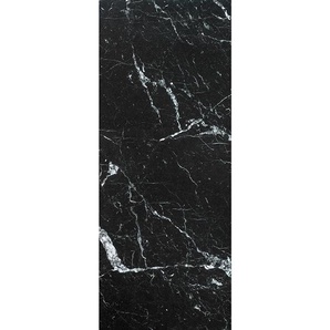 Komar Vliestapete Marble Nero Panel , Schwarz, Weiß , Abstraktes , 100x250 cm , FSC MIX , Tapeten Shop, Vliestapeten