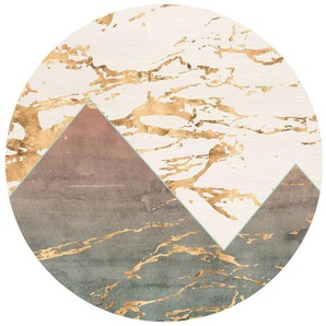 Komar Vliestapete Precious Peaks, glatt, abstrakt, (1 St)