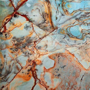 Komar Vliestapete Pure Marble, glatt, Steinoptik, 400x250 cm (Breite x Höhe), Vliestapete, 100 cm Bahnbreite