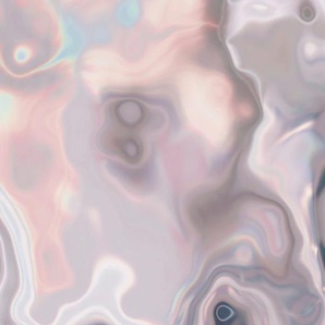 KOMAR Vliestapete Shimmering Waves Tapeten 400x280 cm (Breite x Höhe), Vliestapete, 100 cm Bahnbreite Gr. B/L: 400 m x 280 m, Rollen: 1 St., rosa (rosa, grau, weiß) Blumentapeten