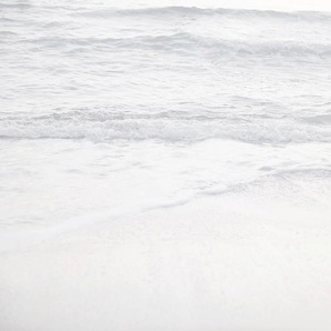 KOMAR Vliestapete Silver Beach Tapeten Gr. B/L: 400 m x 280 m, Rollen: 1 St., weiß (silber, weiß, grau) Vliestapeten