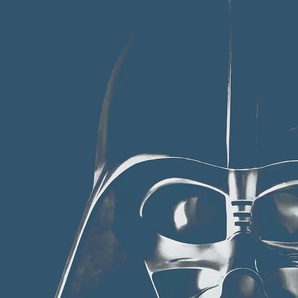KOMAR Vliestapete Star Wars Classic Icons Vader Tapeten 150x280 cm (Breite x Höhe) Gr. B/L: 150 m x 280 m, Rollen: 1 St., schwarz (schwarz, weiß) Vliestapeten