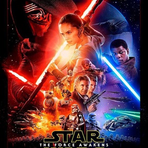 Komar Vliestapete Star Wars EP7 Official Movie Poster, glatt, Comic