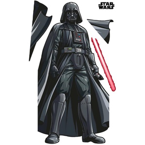 KOMAR Vliestapete Star Wars XXL Darth Vader Tapeten Gr. B/L: 127 m x 200 m, Rollen: 1 St., rot (schwarz, weiß, rot) Vliestapeten