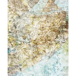 Komar Vliestapete, Weltkarte, 100x250 cm, FSC Mix, Tapeten Shop, Vliestapeten