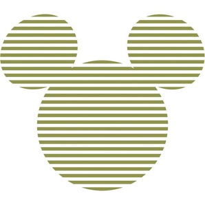 Komar Wandtattoo Mickey Head Stripes (1 St), Künstler: Disney, 125x125 cm (Breite x Höhe), rund und selbstklebend