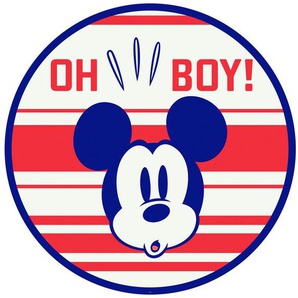 Komar Wandtattoo Mickey Oh Boy (1 St), Künstler: Disney, 125x125 cm (Breite x Höhe), rund und selbstklebend