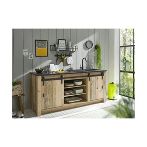 Kombi 1PPAK7   ¦ holzfarben ¦ Maße (cm): B: 201 H: 93