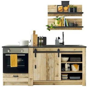 Kombi 1YYAKA - holzfarben - Materialmix - 133 cm - 93 cm | Möbel Kraft