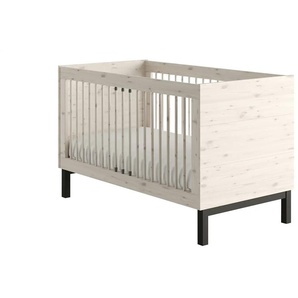 Kombi-Kinderbett  Country ¦ weiß ¦ Maße (cm): B: 76,4 H: 89