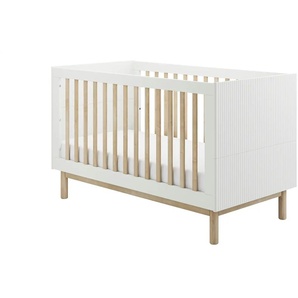 Kombi-Kinderbett  Miloo ¦ weiß ¦ Maße (cm): B: 75,2 H: 87,4