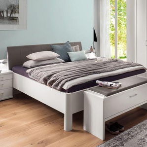 Komfort-Doppelbett Castelli, weiß, 180x200 cm