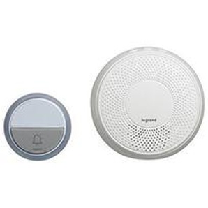 Komfort Funkgong Funkklingel-Set mit 15 Melodien weiss