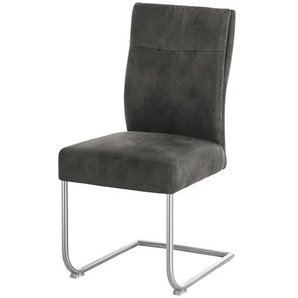 Komfort-Schwingstuhl - grau - Materialmix - 47 cm - 97 cm - cm 63,0 | Möbel Kraft