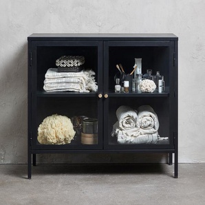 Kommode II 90 x 85 x 40cm Schwarz