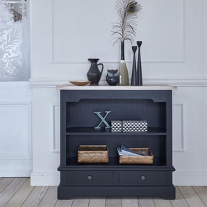 Kommode aus Mahagoni und massivem Teakholz 95 cm