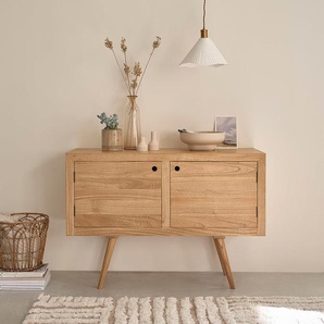 Kommode aus massivem Mindi 120 cm