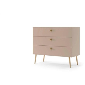 Kommode - beige - Materialmix - 100 cm - 85 cm | Möbel Kraft