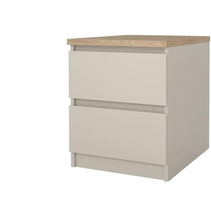Kommode - beige - Materialmix - 40,4 cm - 49,5 cm - cm 50,0 | Möbel Kraft