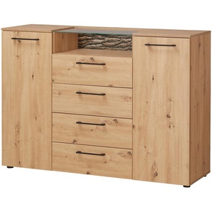 Kommode  Birmingham ¦ holzfarben ¦ Maße (cm): B: 140 H: 99 T: 43.0