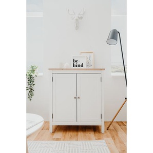 Kommode 80 x 90 x 40cm Weiß