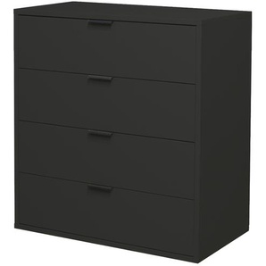 Kommode  Bonagia ¦ schwarz ¦ Maße (cm): B: 81 H: 87 T: 45.0