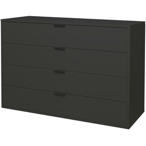 Kommode  Bonagia ¦ schwarz ¦ Maße (cm): B: 119 H: 87 T: 45.0