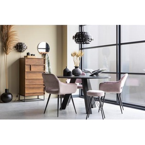 Kommode Borro I 60 x 121 x 40cm Braun