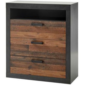 Kommode  Bilbao ¦ braun ¦ Maße (cm): B: 92 H: 104 T: 40.0