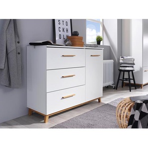 Kommode 116 x 89 x 42cm Weiß