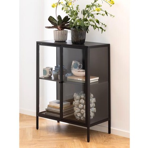 Kommode 80 x 99 x 40cm Schwarz