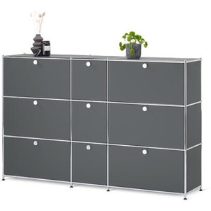 Kommode »CN3« mit 9 Klappen, grau