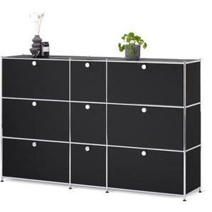 Kommode »CN3« mit 9 Klappen, schwarz