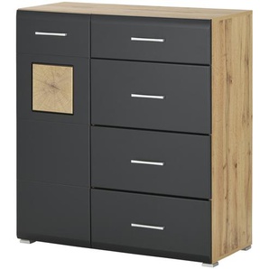 Kommode   Cortina  ¦ schwarz ¦ Maße (cm): B: 100 H: 109 T: 40.0