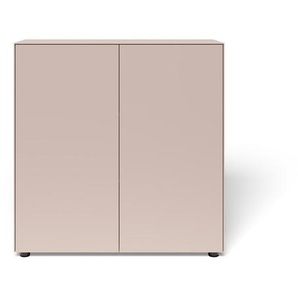 Kommode F40 MDF rose matt lackiert rosa, Designer form1, 98x96x48 cm